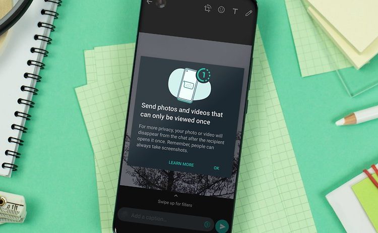 قابلیت یک بار مشاهده واتساپ